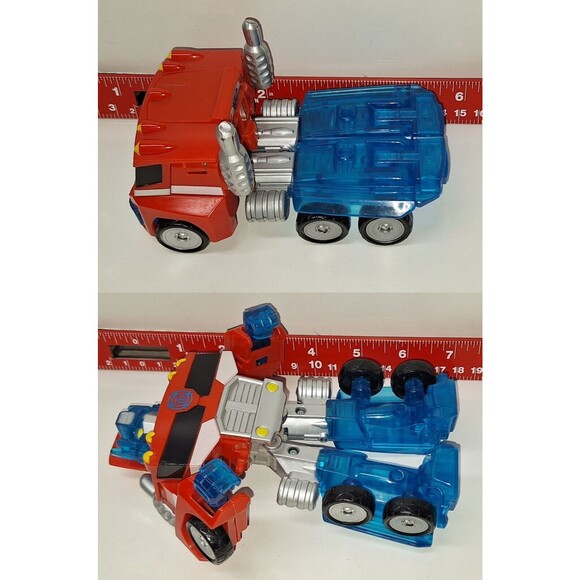 Playskool Heroes Transformers Rescue Bots Optimus Prime Collectible Display Toy - Picture 7 of 15